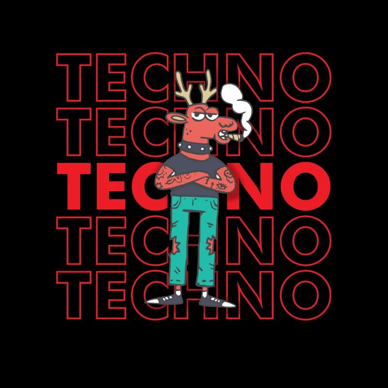 Punk Rock Techno Merry Christmas Punks Grumpy