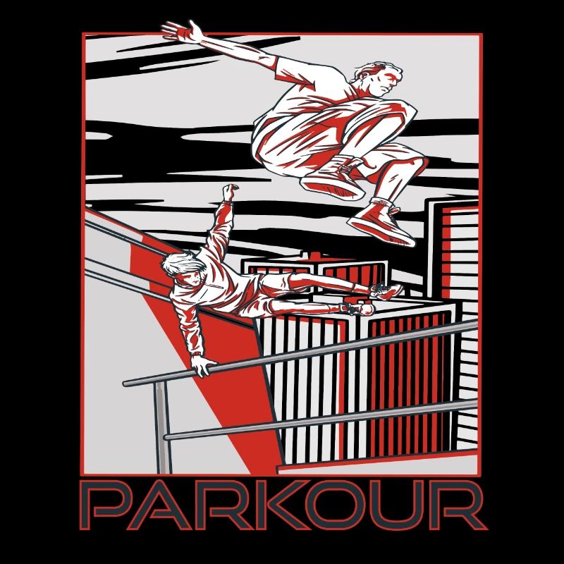 Parkour Warning Jump over everything Run Jump