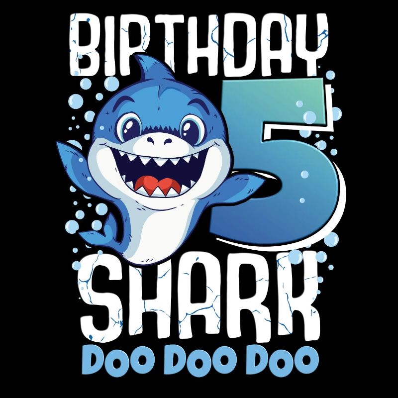 Requin d’anniversaire 5ème anniversaire Requin 5 ans Requin