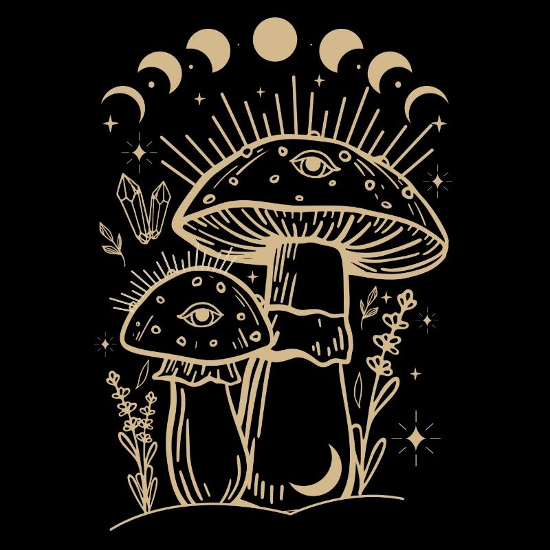 Boho Mushrooms & Minimalism Goblincore Aesthetic