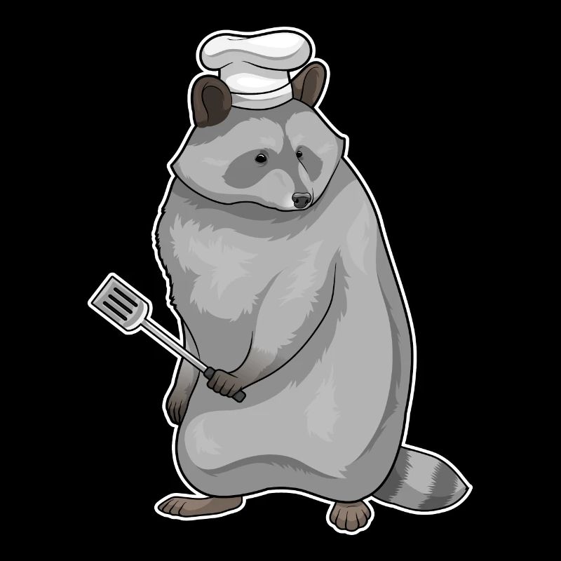 Raccoon Chef Chef Hat