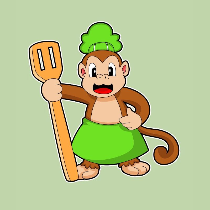 Monkey Cook Spatula