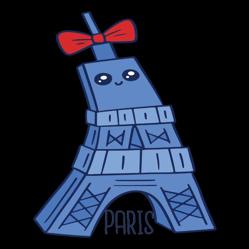 Cute Eiffel Tower Kawaii Love Paris Souvenir P
