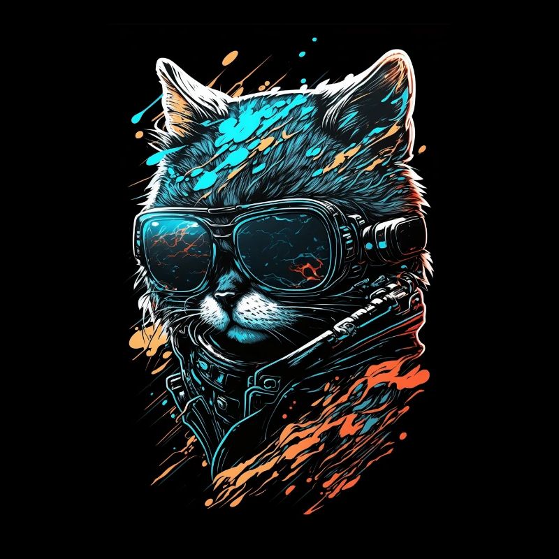 Chat punk cool