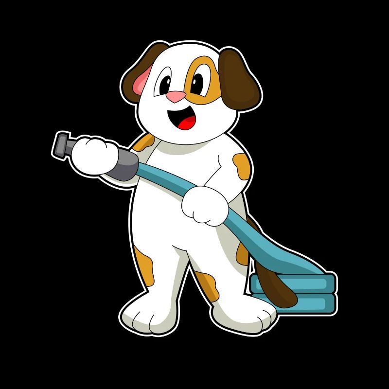 Extincteur pompier chien