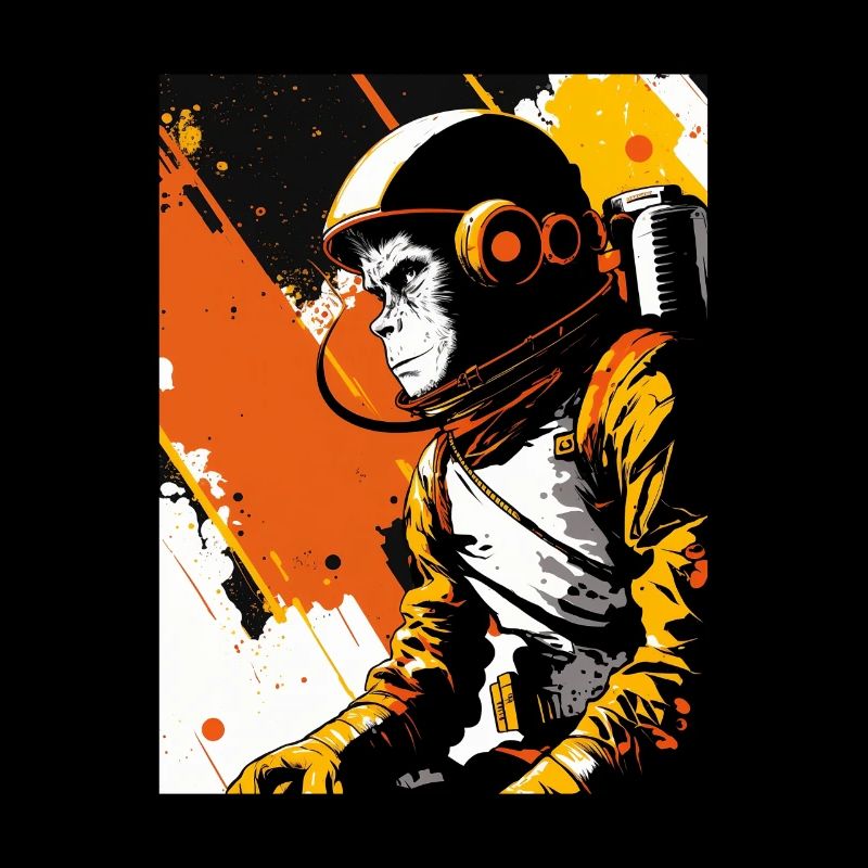 Singe astronaute