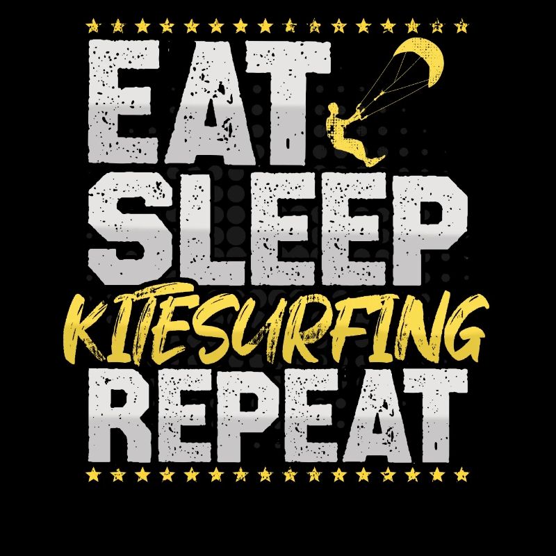 Kitesurf Manger Dormir Répéter Surf Kitesurf