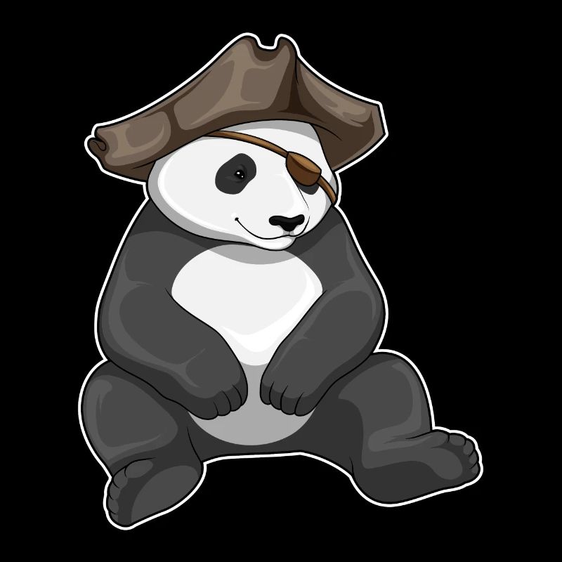 Panda Pirate Pirate Hat
