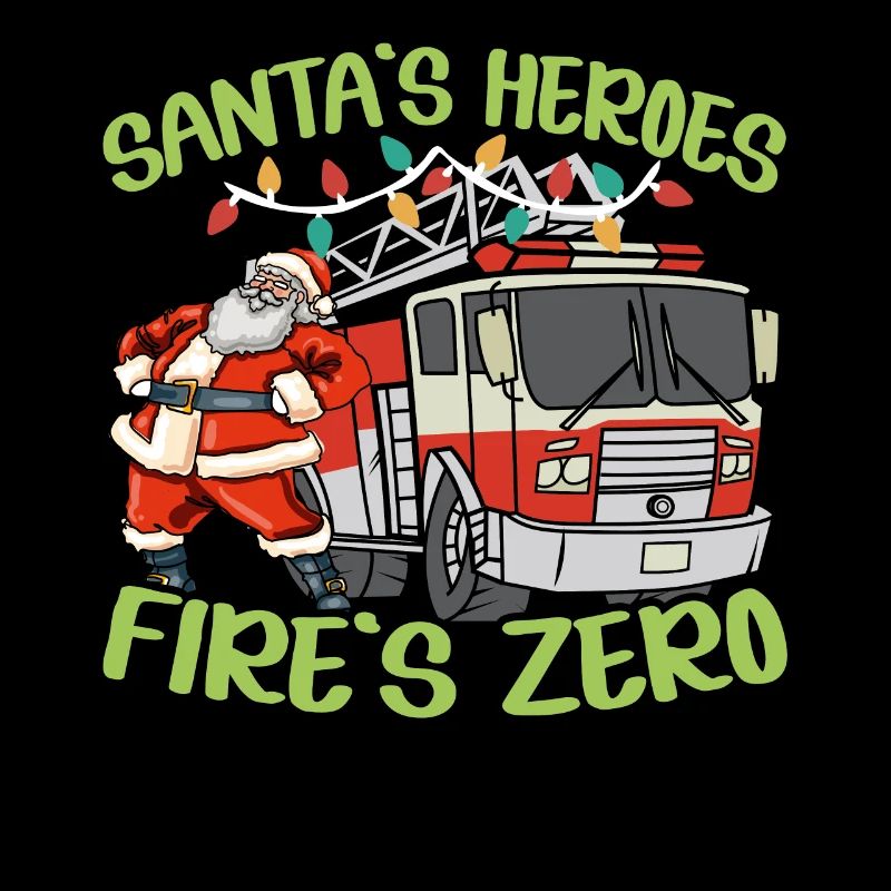 Les héros du Père Noël Zero Firefighting Weihnac