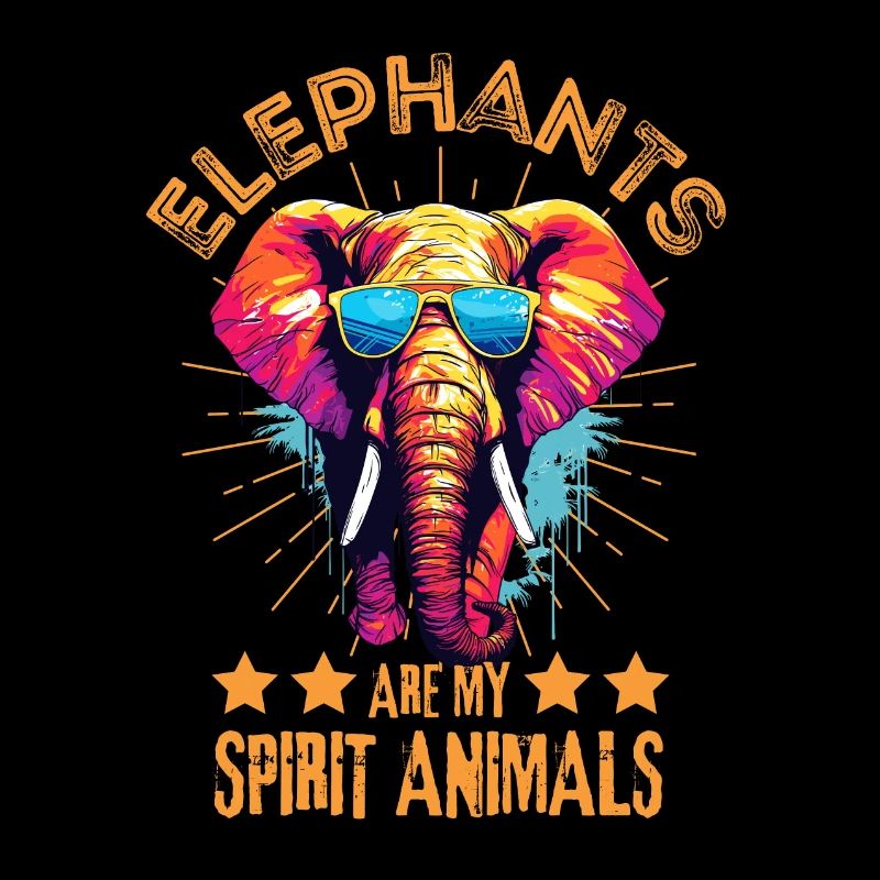 Elefant mit Sonnenbrille