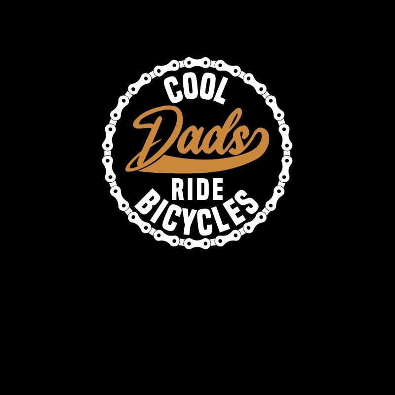 Cool dads ride bicycles