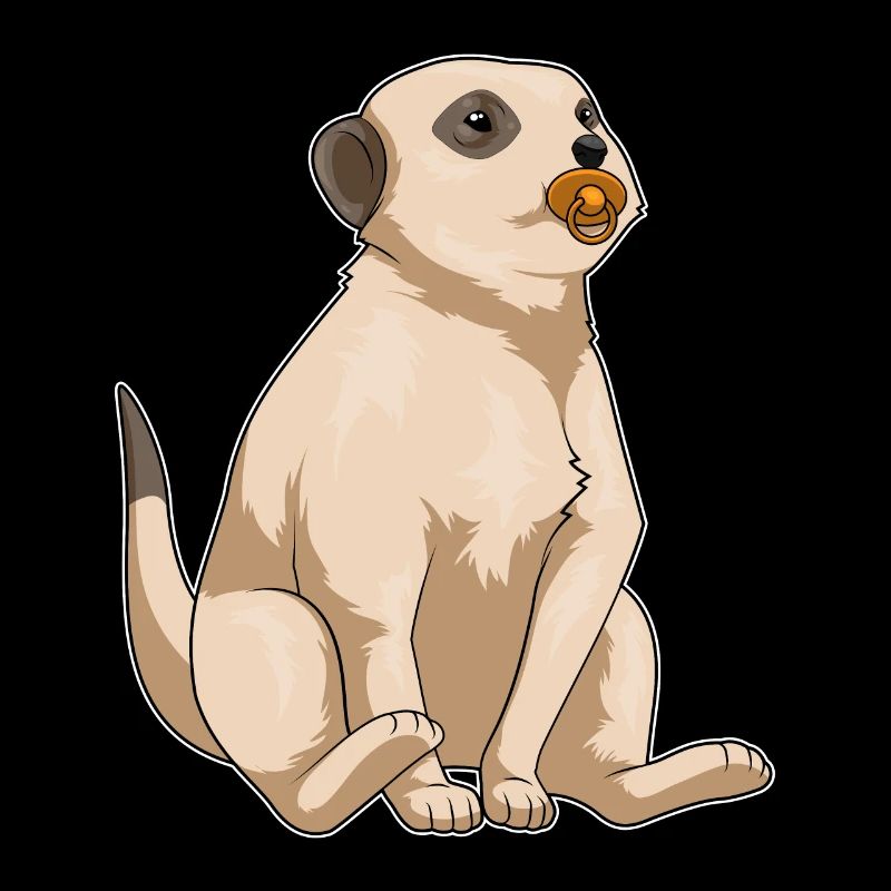 Sucette pour bébé suricate