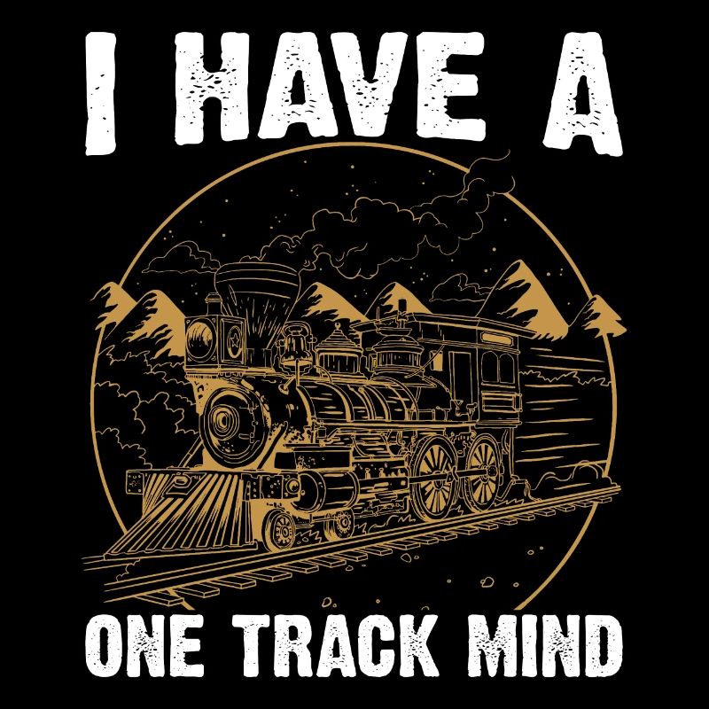 Zug Einstrecke Mind Railroad Lokomotive