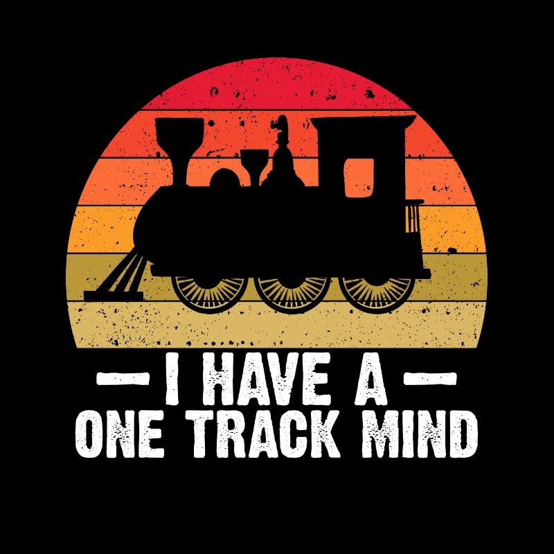 Zug Einstrecke Mind Railroad Lokomotive