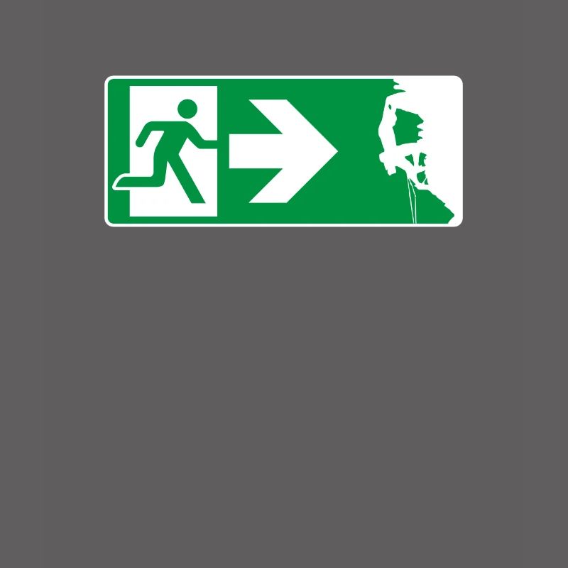 Emergency Exit Climbing Climber