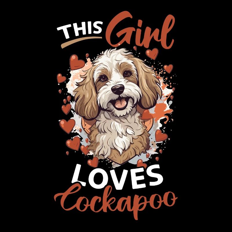 Cockapoo chien race animal de compagnie cette fille aime Cockapoo