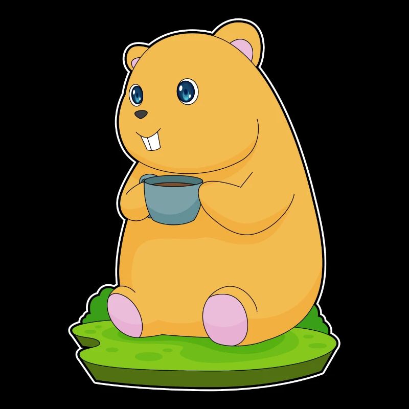 Tasse à café hamster