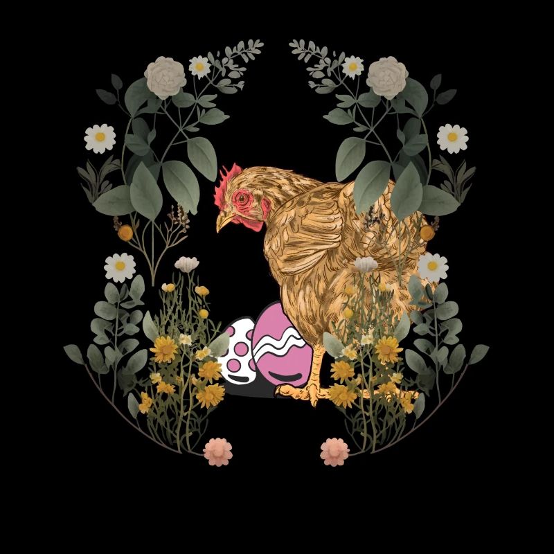 Easter, Easter Eggs, Hen, Chicken, Rural, Nature, Eggs