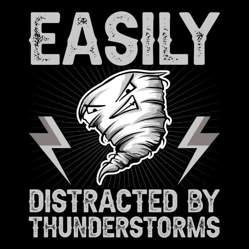 Facilement distrait par les orages