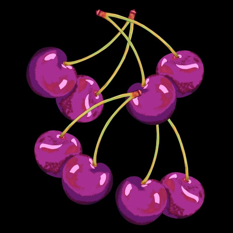 Rockabilly Retro Vintage Cherries Cherry 80's Obs