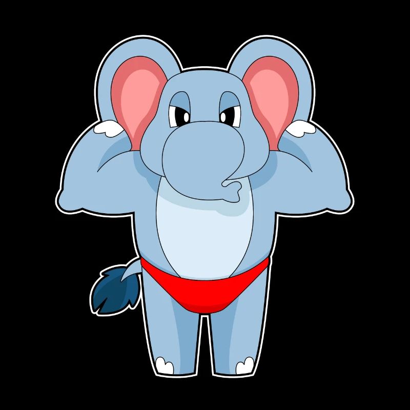 Elephant Bodybuilder Bodybuilding