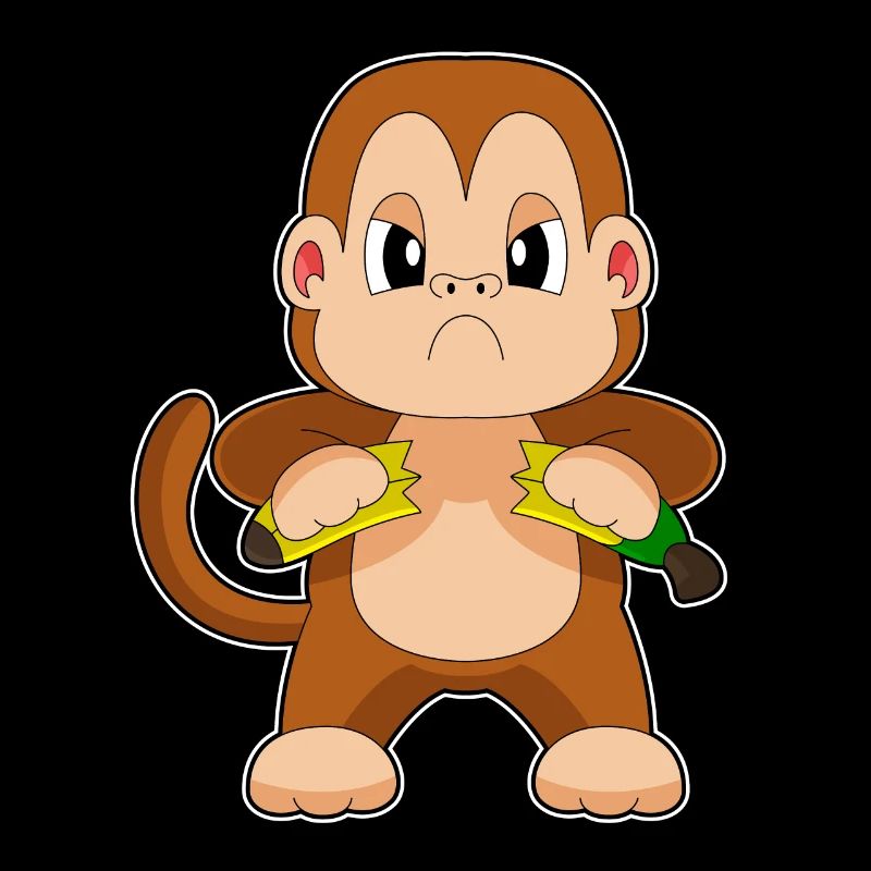Monkey Banana Angry