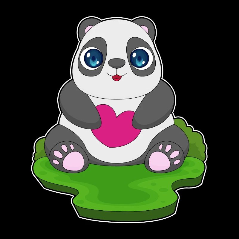 Cœur de panda