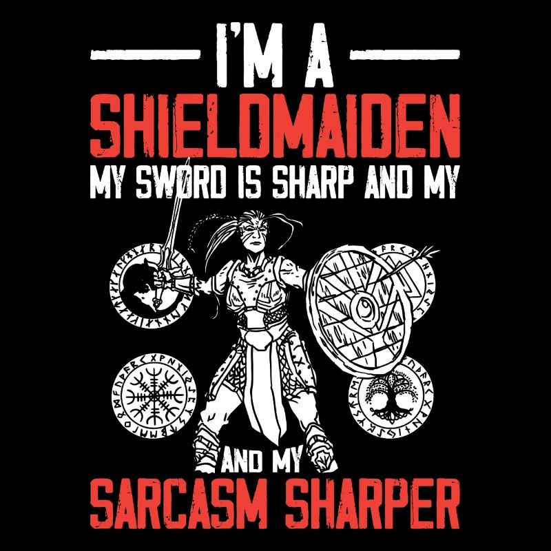 Shieldmaiden Lagertha Germanic Warrior
