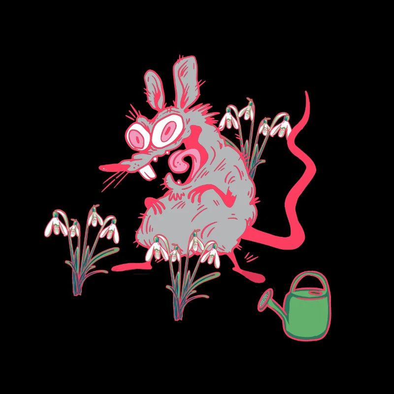 Garden Rat Snowdrop Spring Gardener
