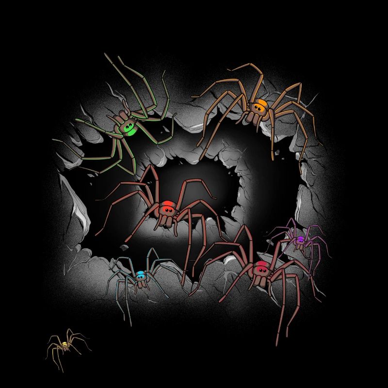 Araignées d’Halloween Araignées Araignées Phobie