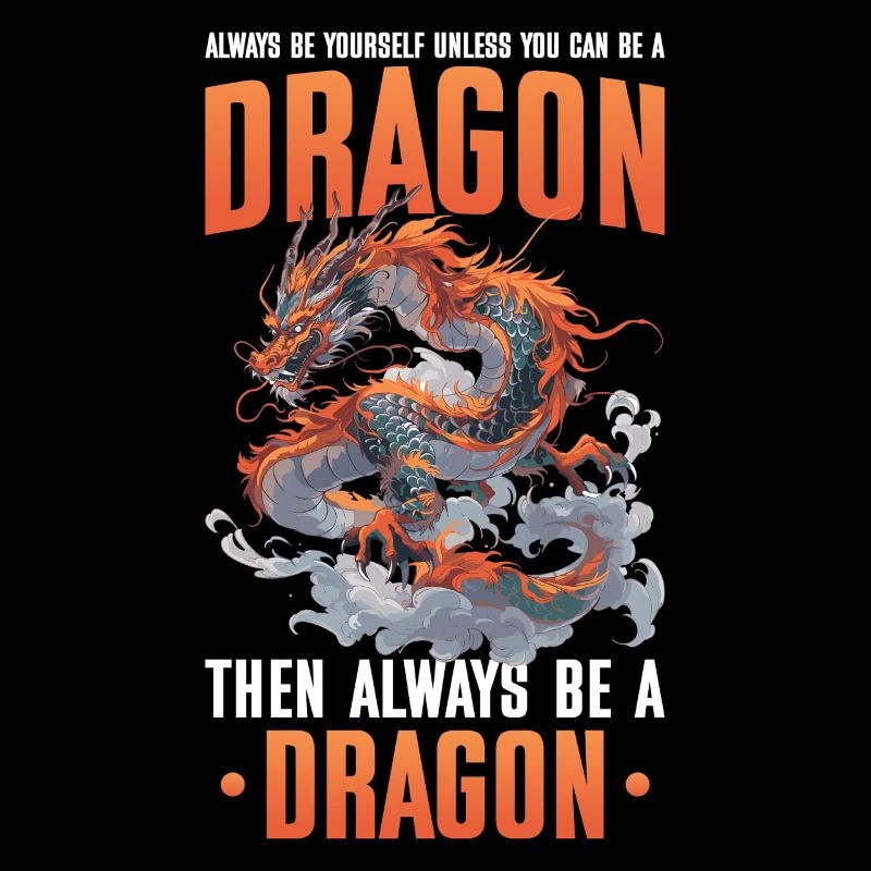 Drachen Drachendesign Sei immer du selbst
