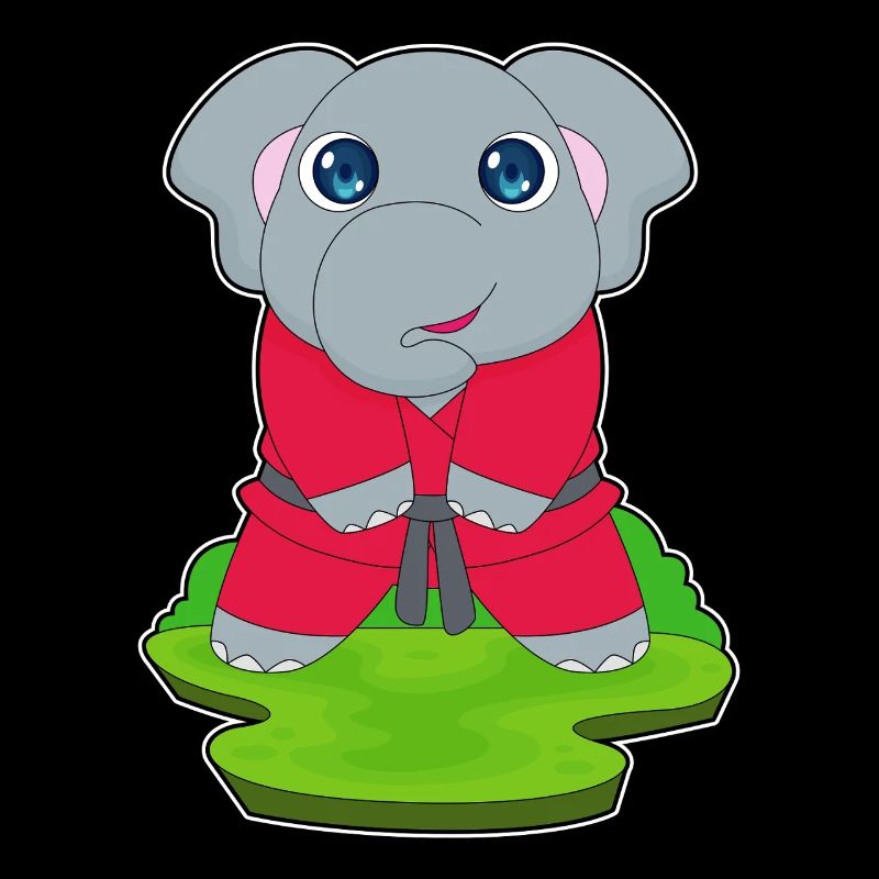 Elefant Kampfkunst Karate