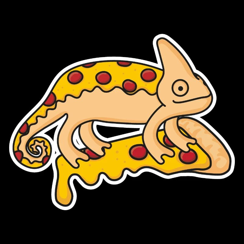 Chameleon Pizza Design