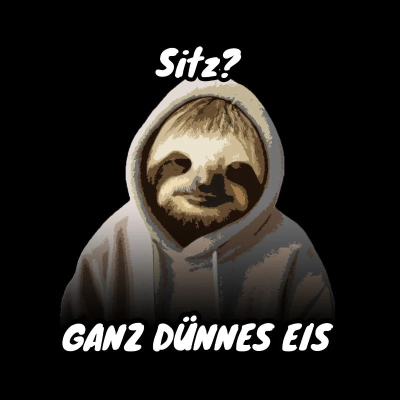 Faultier Spruch Sitz