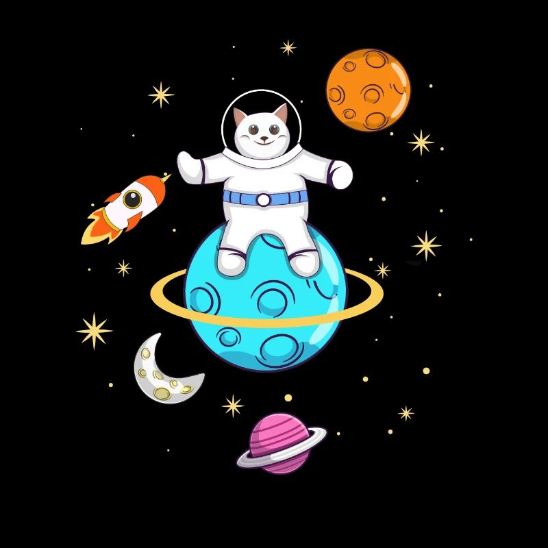 Astronaut Lovers Cat Owners