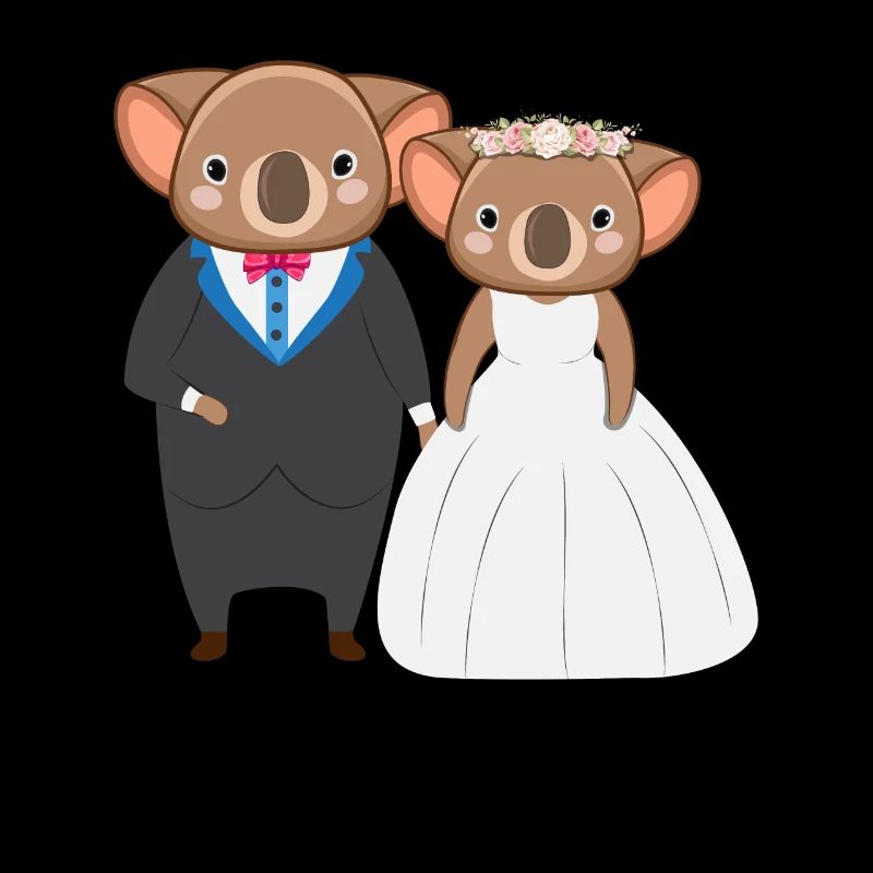 Hochzeitstag Koala Lover Tier Koala Bär