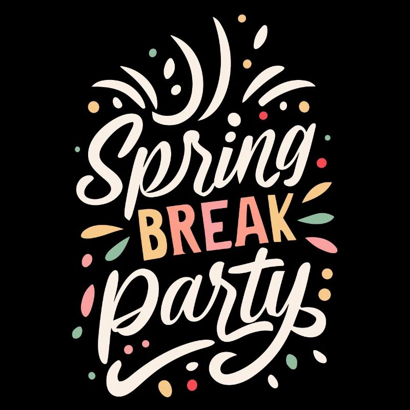 Spring Break 2024 Holiday Retro Vintage