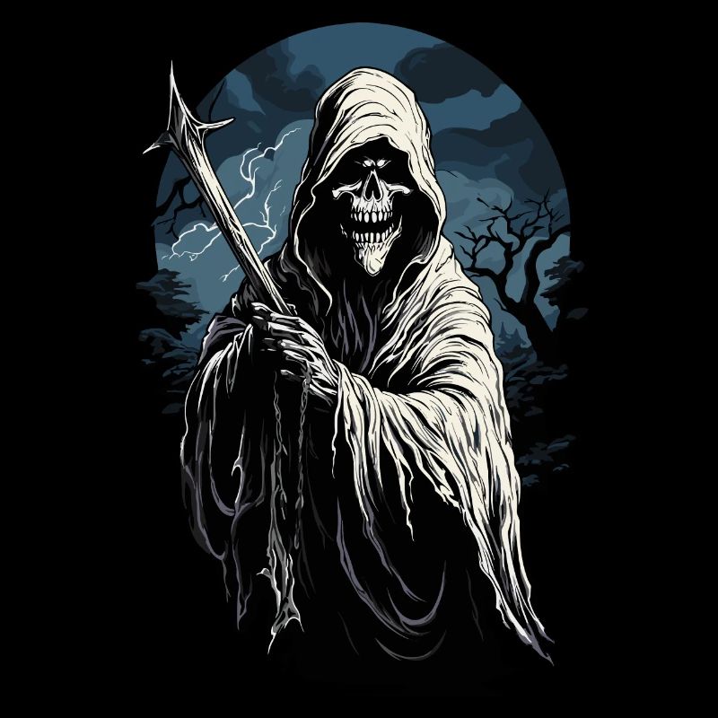 Effrayant Halloween Grim Reaper Grim Reaper