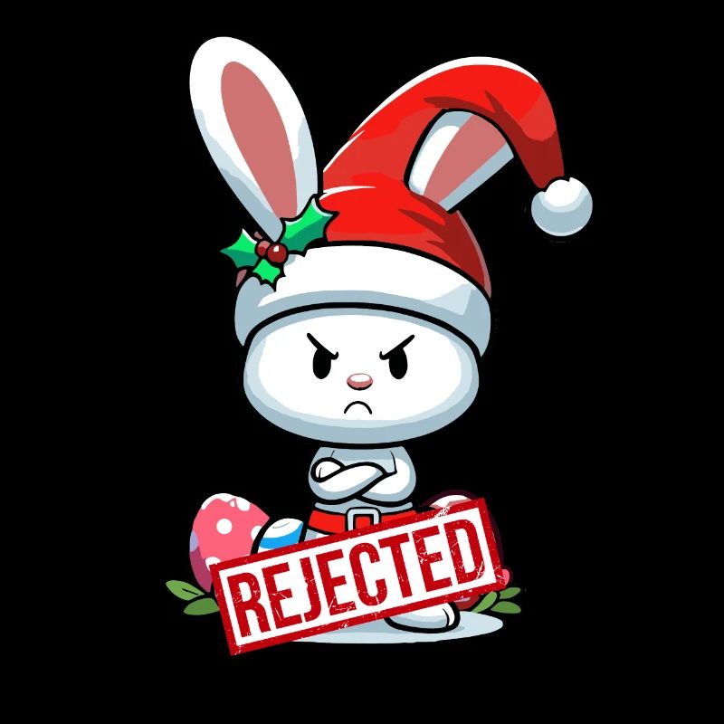 Offensé lapin de Pâques Noël cadeau drôle