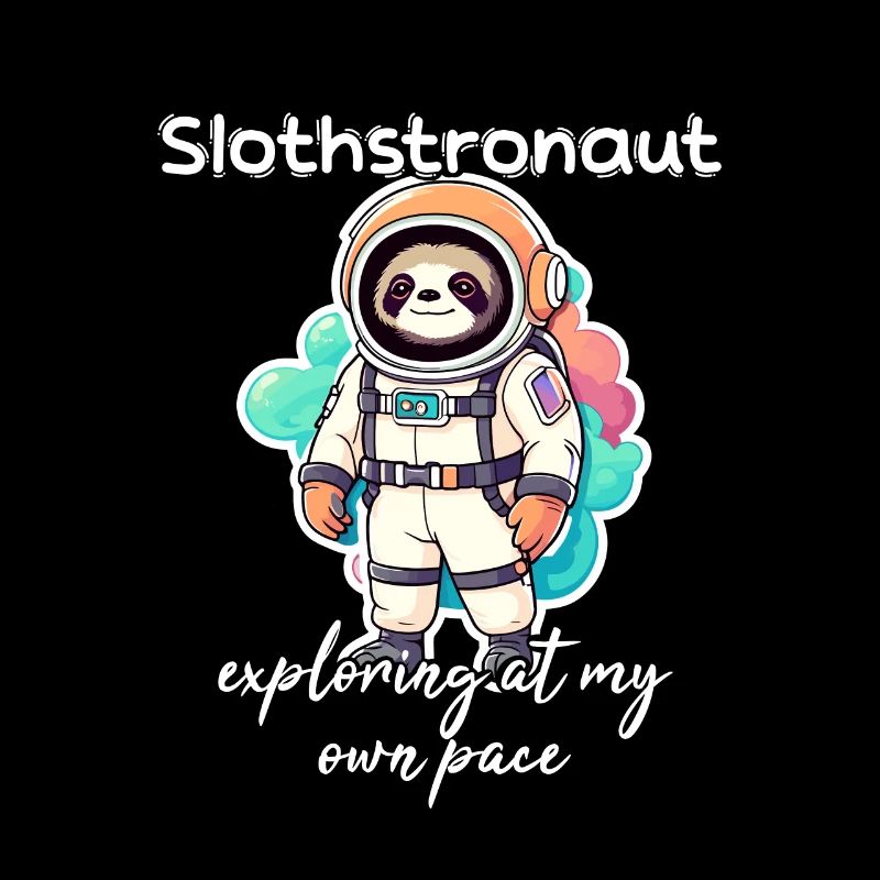 Slothstronaut Exploring At My Own Pace - Faultier