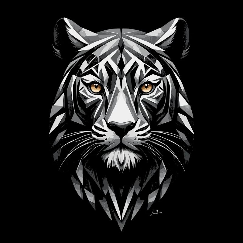Wild - Geometrischer Panther