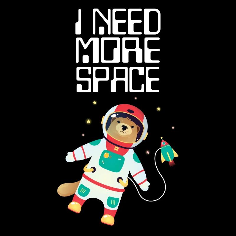 I Need More Space - Otter Illustration