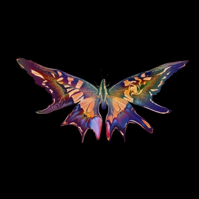 Schmetterling bunt