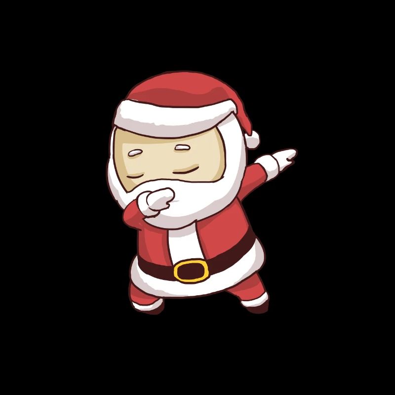 Dabbing Dab Père Noël Père Noël Noël