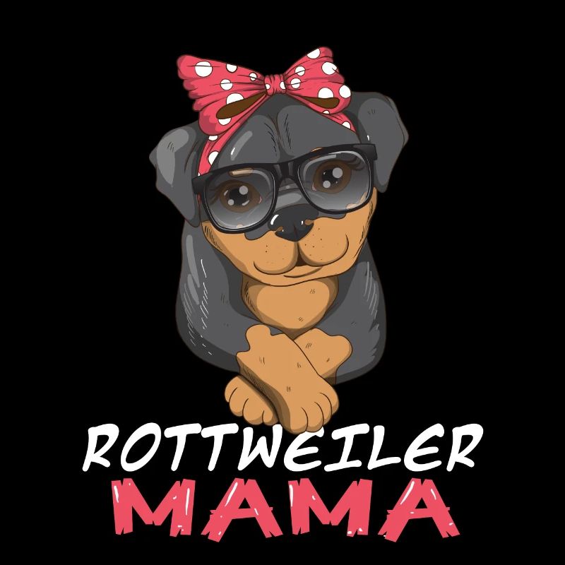 Hunderasse Rottweiler Mama Hundebesitzer Spruch
