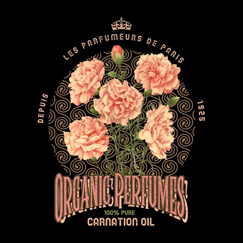 Parfum œillets Affiche vintage, publicité ancienne
