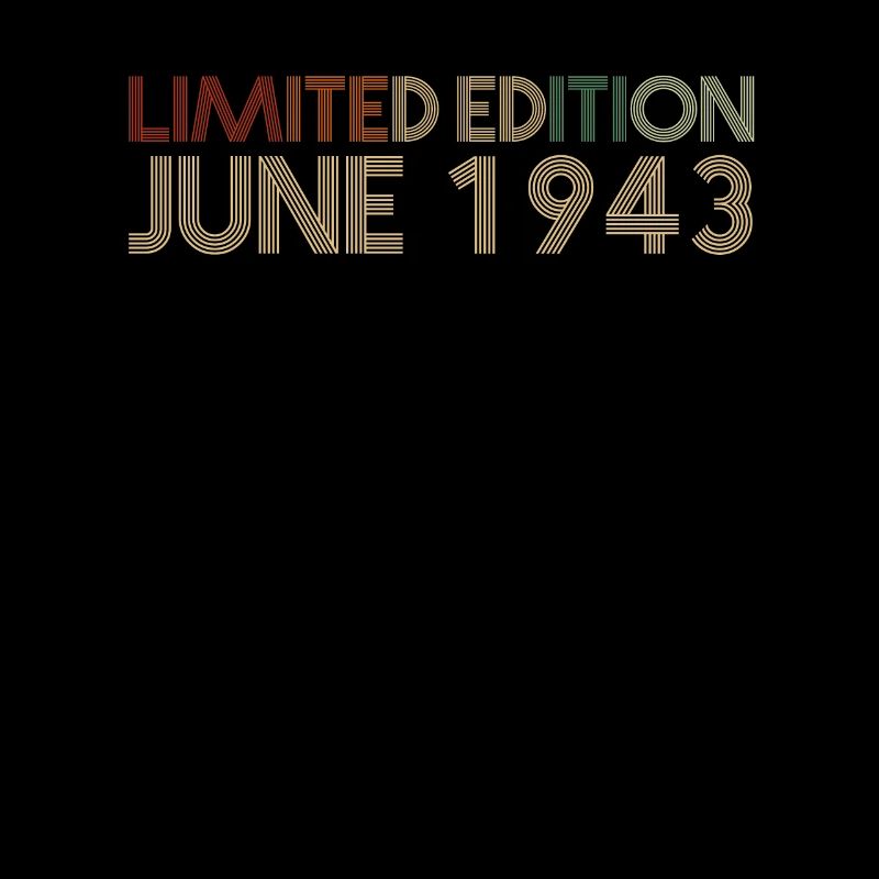 79th birthday June born 1943 Gift idea