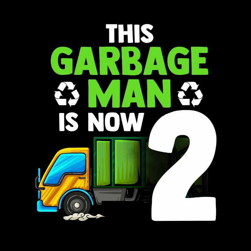 Garbage truck Müllmann Recycling 3rd birthday