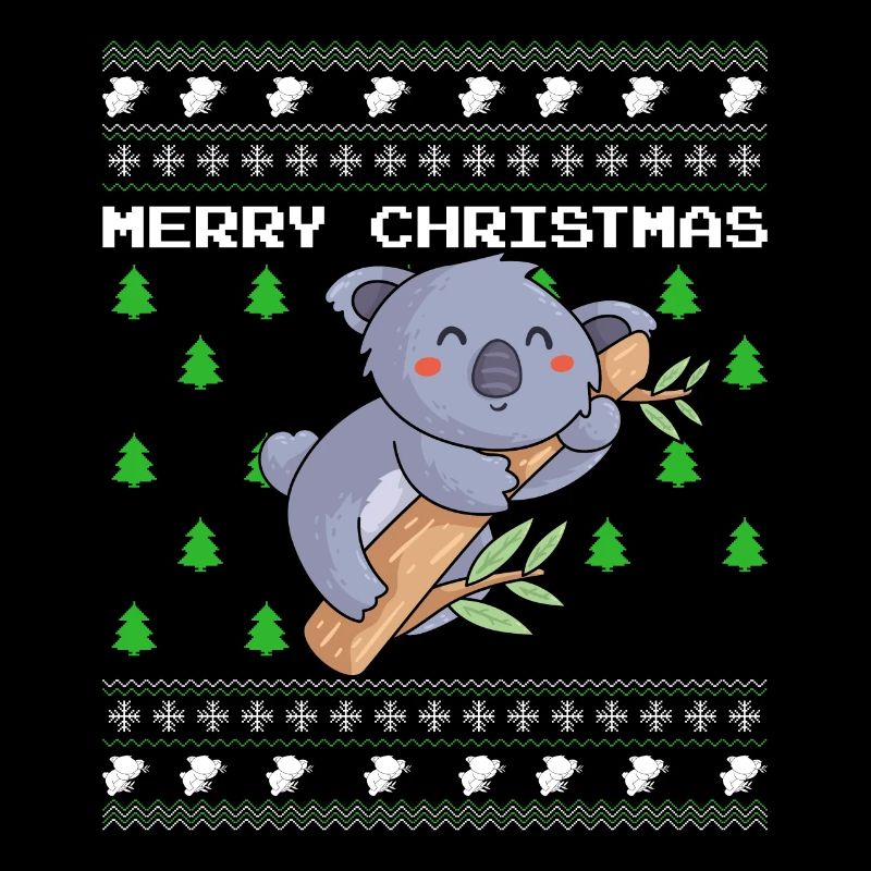 Ugly Christmas Sweater Koala