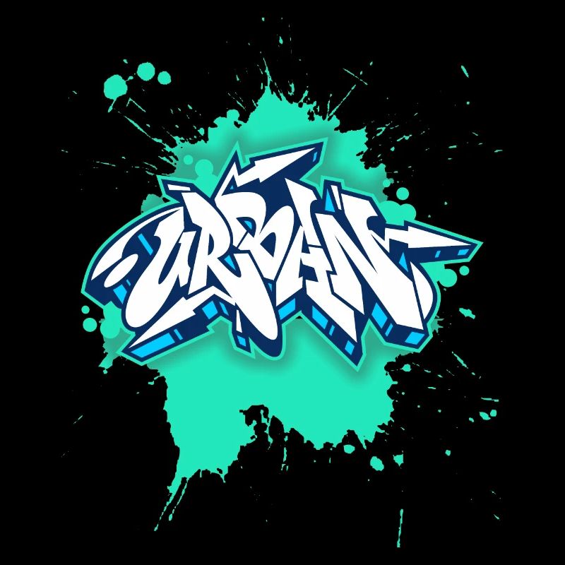 Graffiti urbain, style grunge, graffiti grunge
